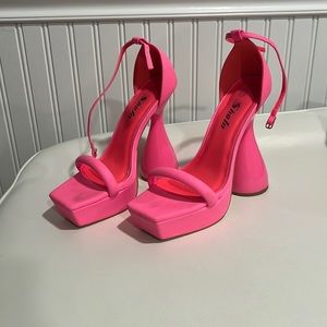 Pink heels